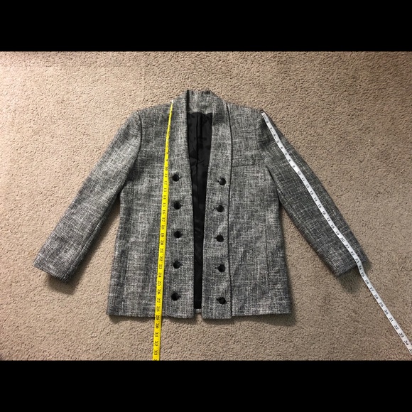 Allison Gail Tweed Blazer🌹Open Front🌟Made in USA - Picture 2 of 13